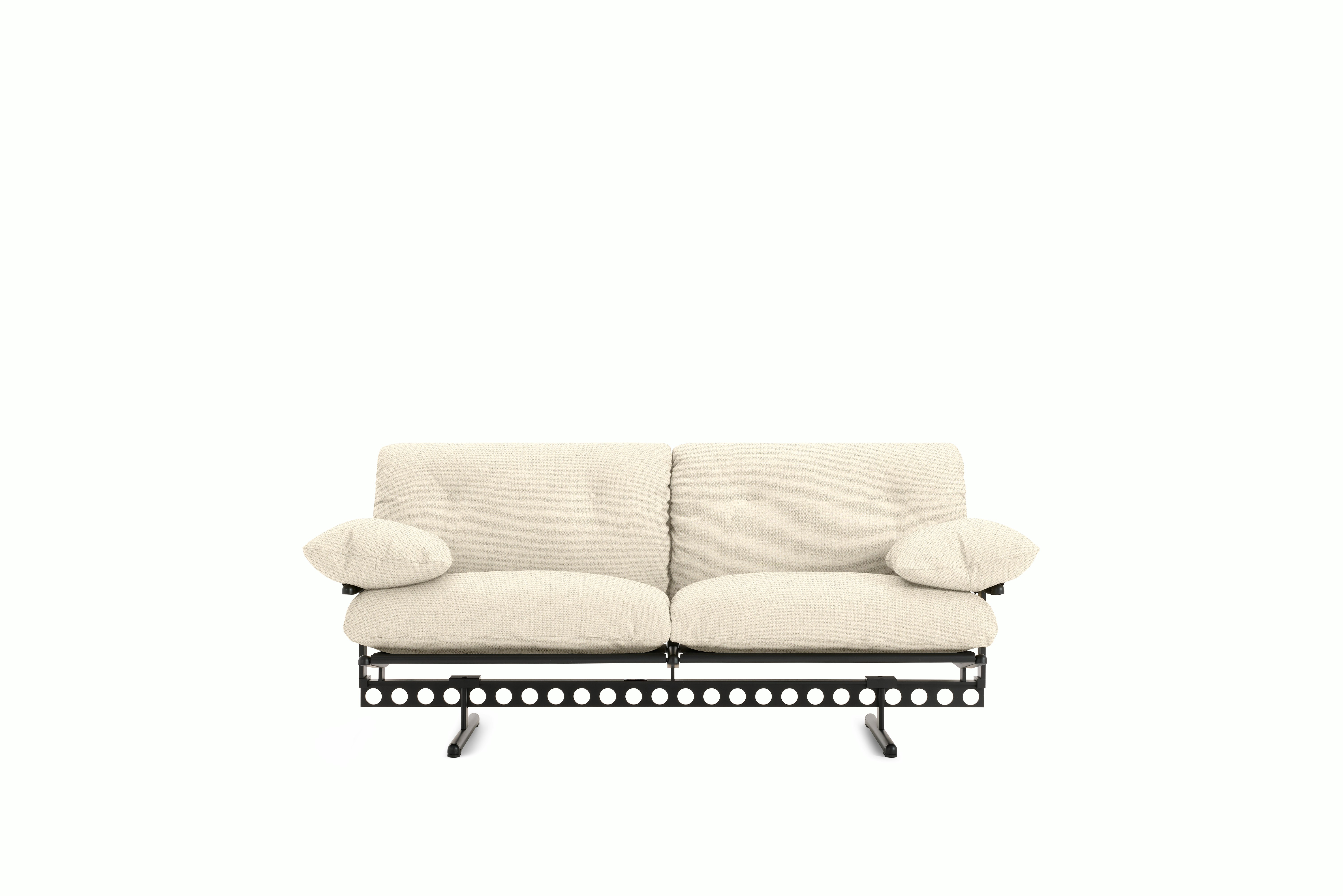 Ouverture Sofa - Guatemala,  Bianco,  Steel Base