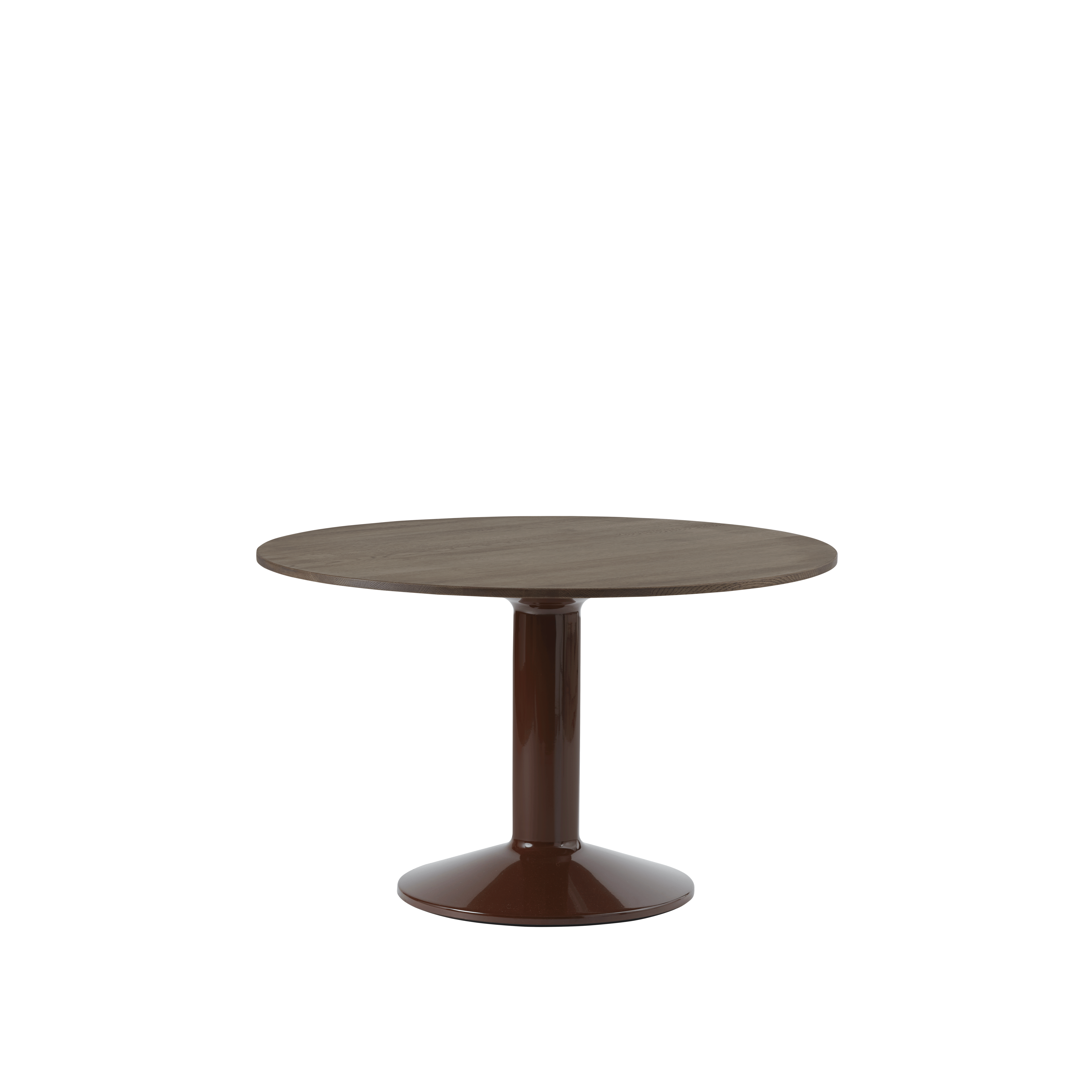 Midst Table - 47.25", Dark Oiled Oak / Dark Red"