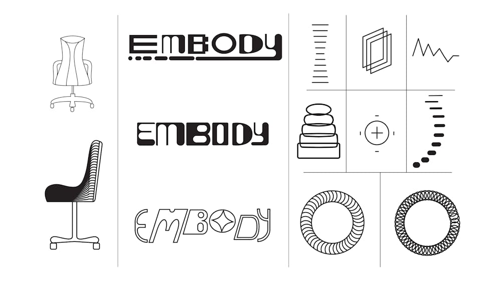  Embody Gaming Chair, Molly's sketches