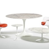 Saarinen Pedestal Collection Eero Saarinen Pedestal Collection Tables Dining Table Side Table Oval Dining Table Tulip Armchair Tulip Armless Armchair