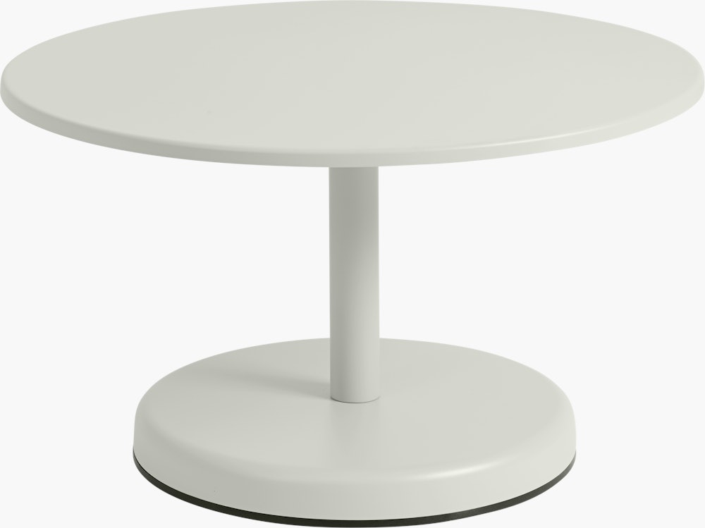 Linear Steel Coffee Table - 27.5 x 15.5, Grey