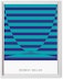 Herman Miller Brochure Covers Poster By Tomoko Miho - Framed,  White,  Blue