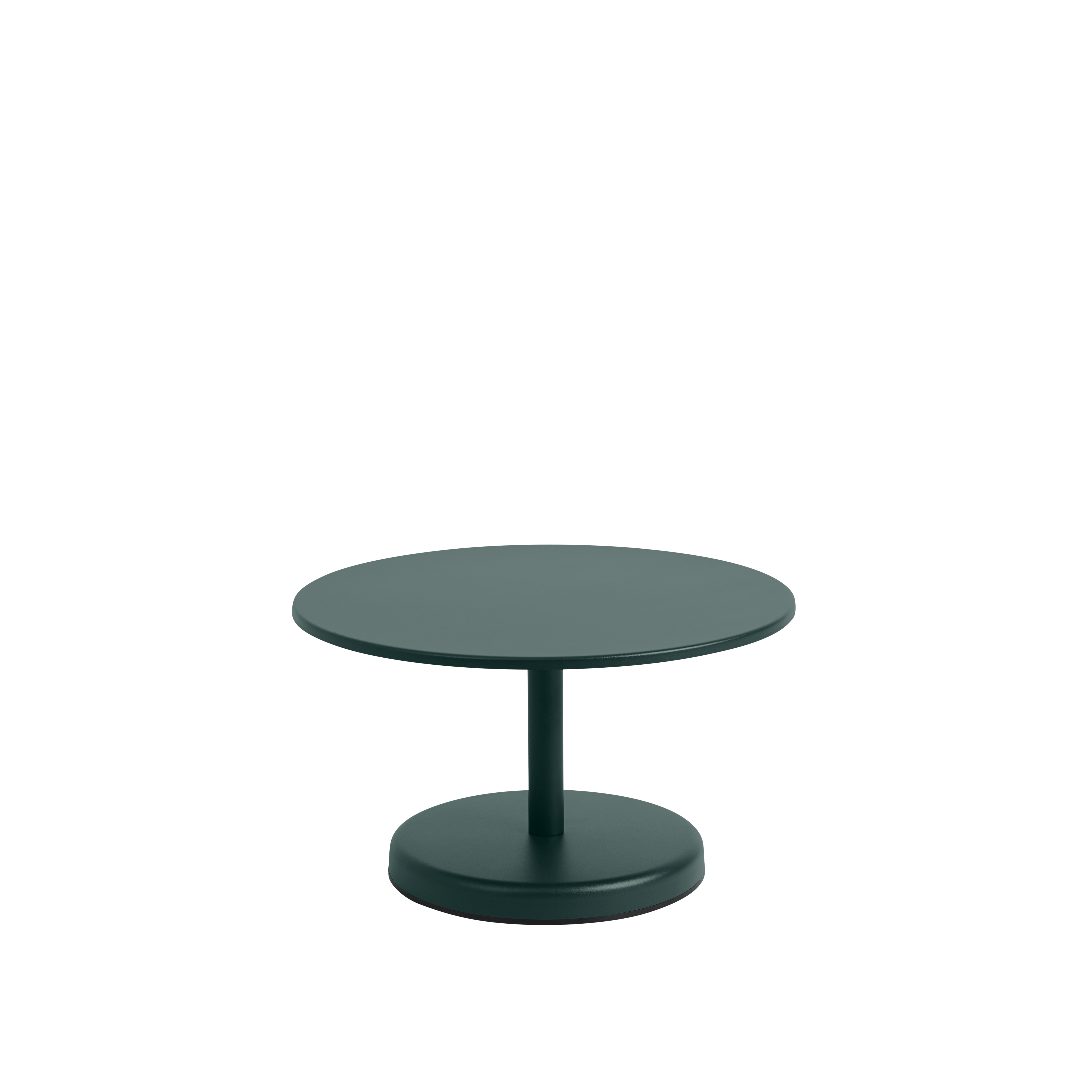 Linear Steel Coffee Table - 27.5 x 15.5, Dark Green