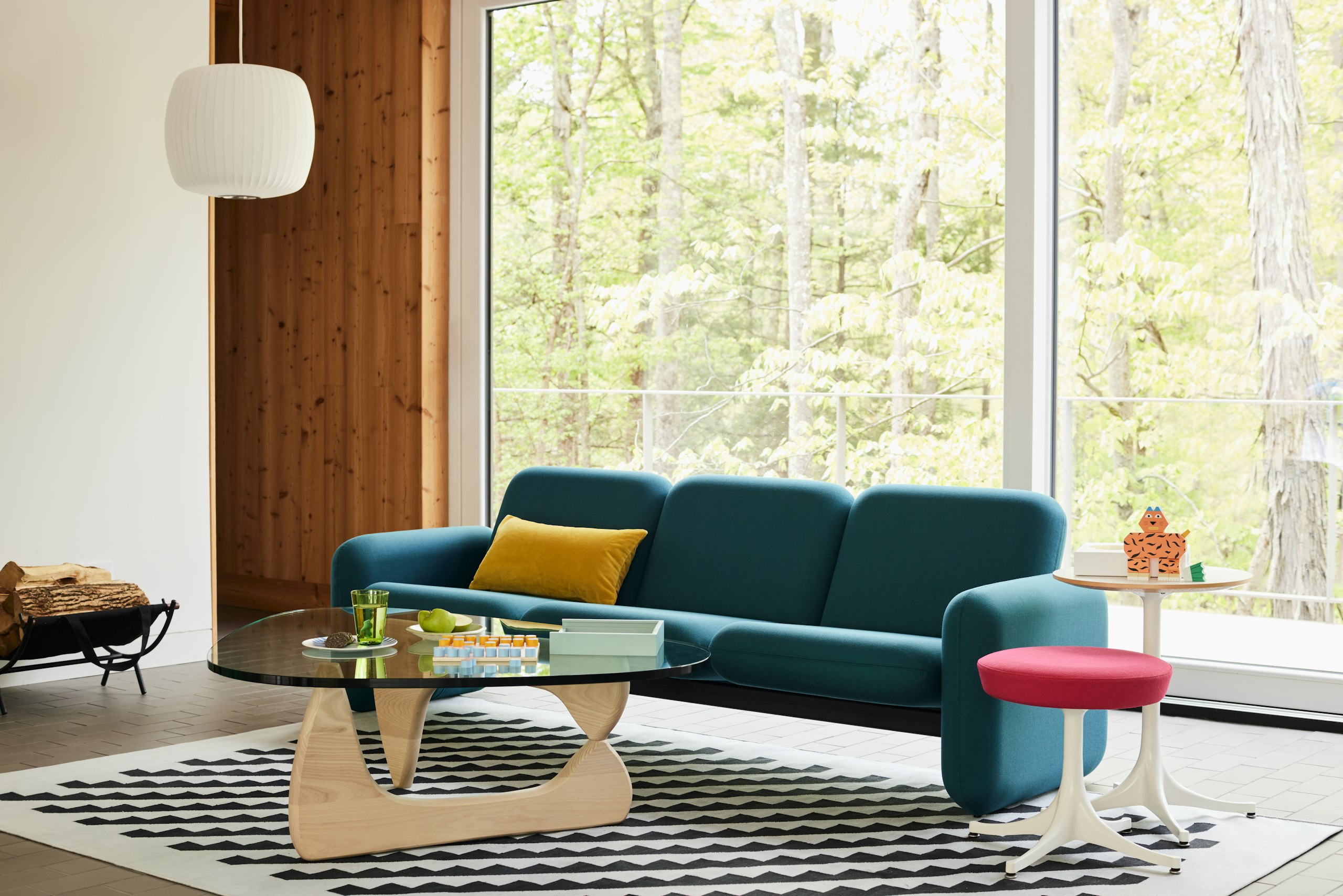 Wilkes Modular and Noguchi Table