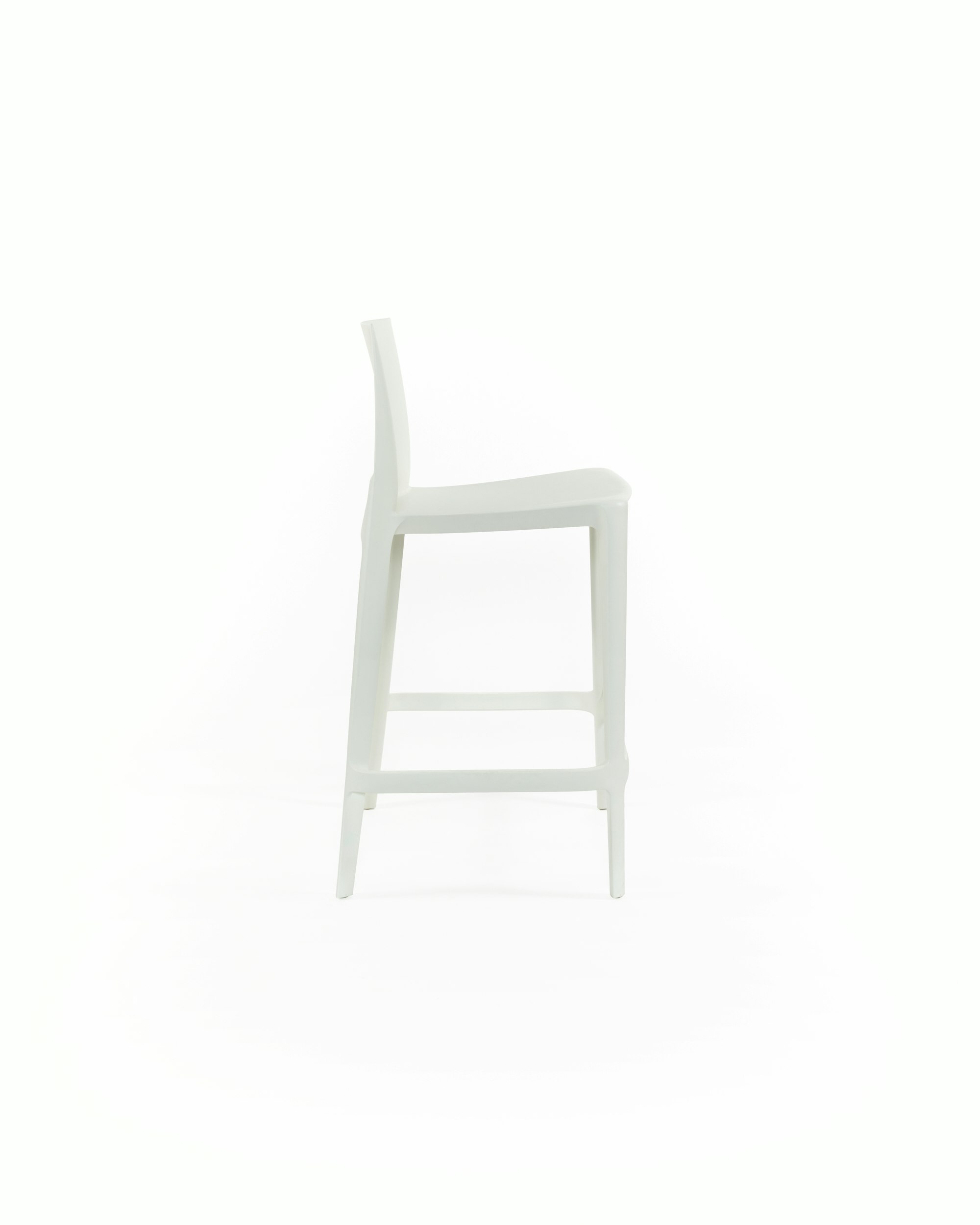 Bellini Stool - Set of 2 - Counter Height, White