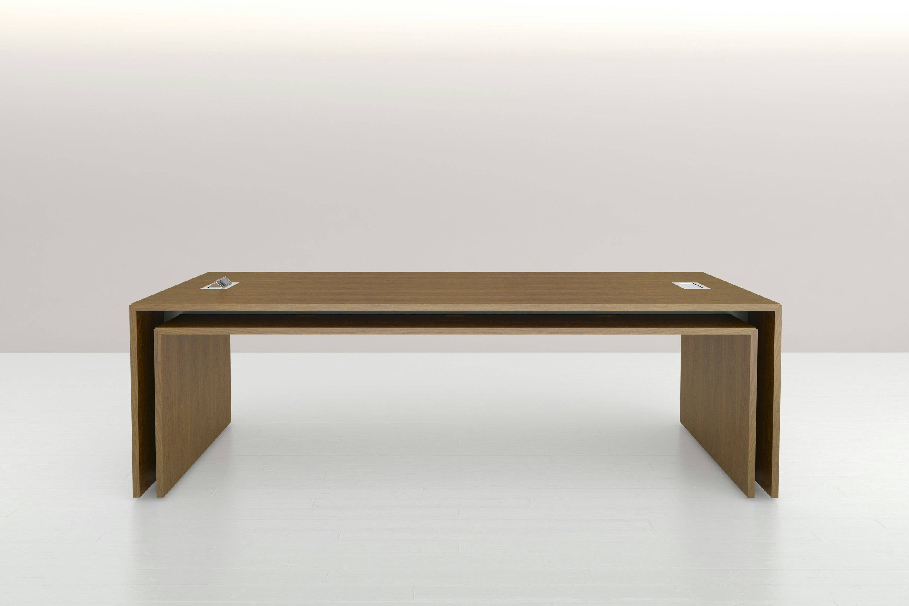 Peer Table, Seated-Height, Tabletop Power