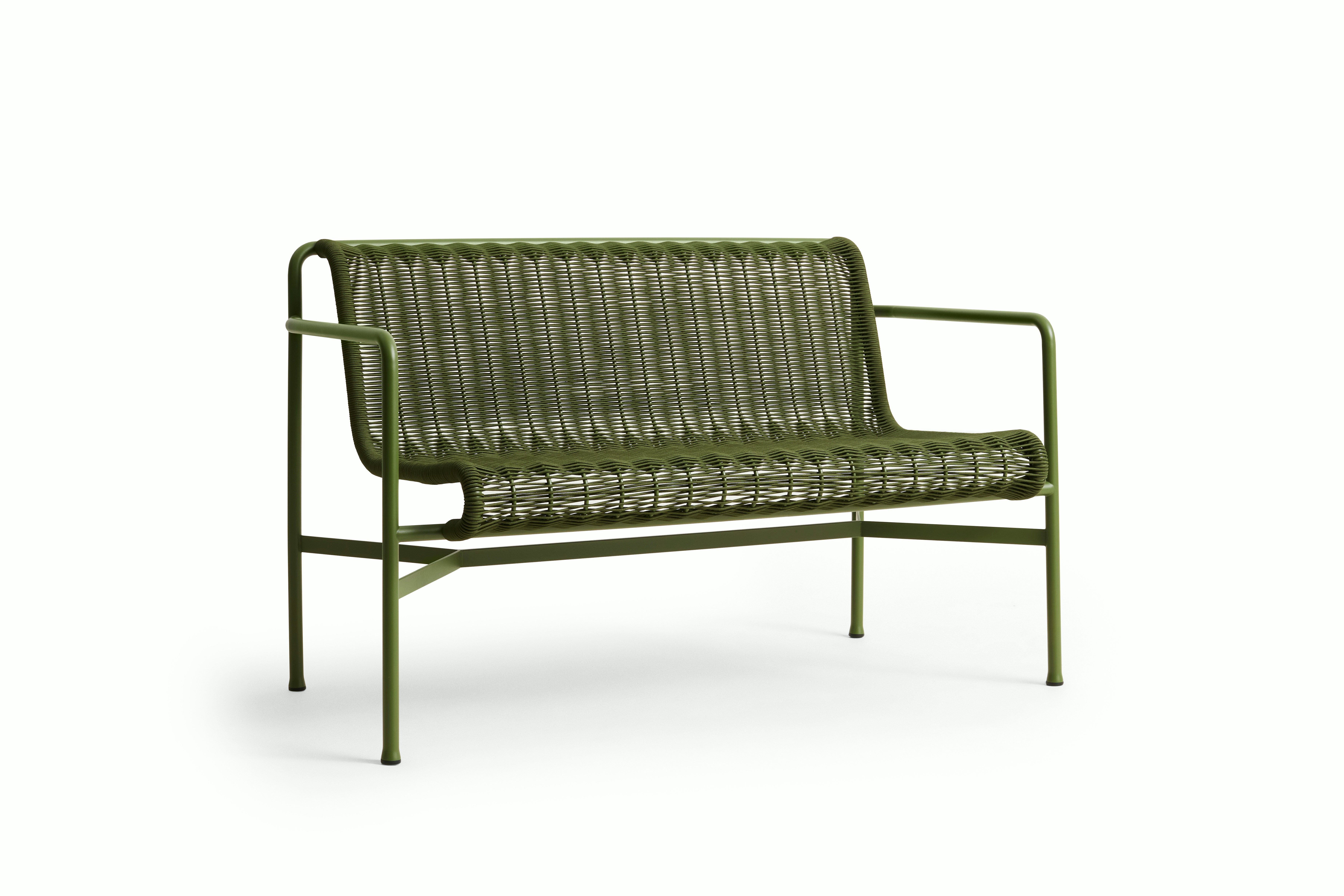 Palissade Cord Dining Bench - Olive