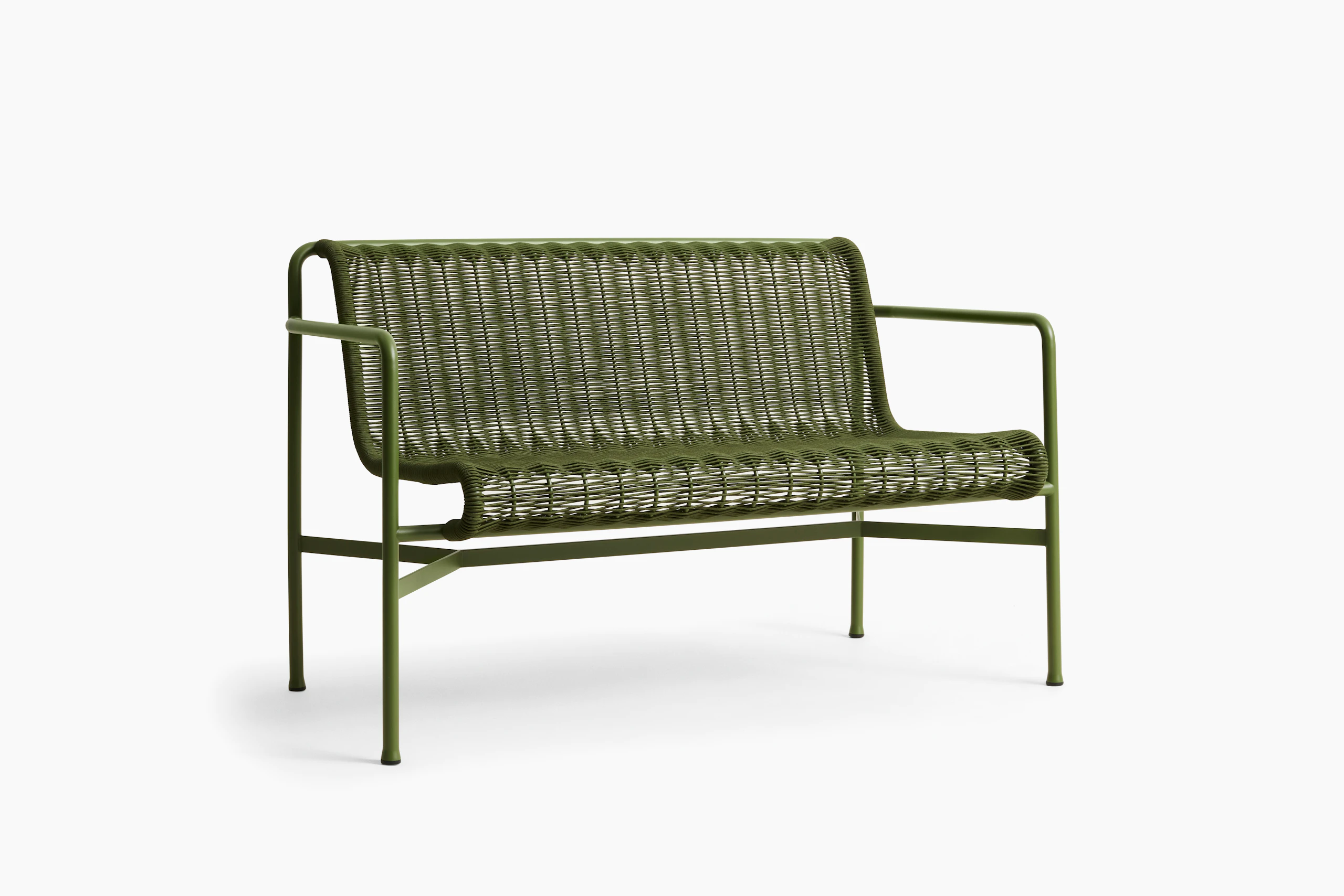 Palissade Cord Dining Bench - Olive