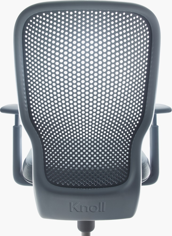 Newson Task Chair in Graphite back detail