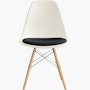 Eames Molded Plastic Side Chair with Seat Pad Eames Molded Plastic Side Chair with Seat Pad
