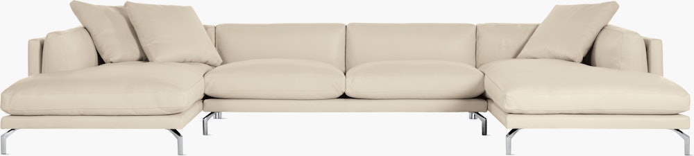 Como Double Chaise Sectional