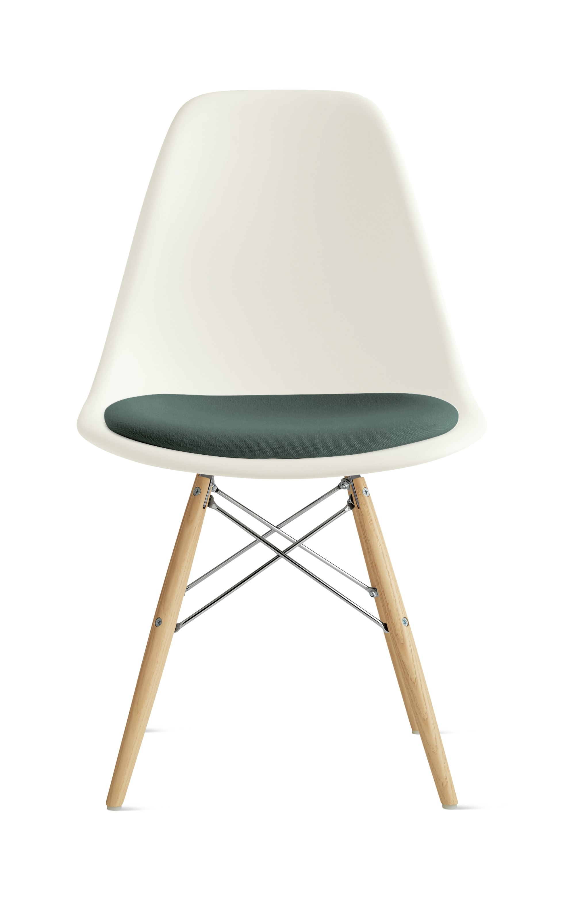 Eames Recycled Plastic Side Chair with Seat Pad