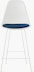 Eames Molded Plastic Counter Stool with Seat Pad