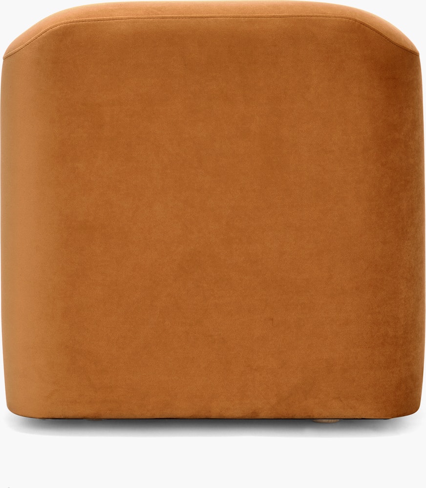 Muse Armless Single Seater, Velvet Caramel