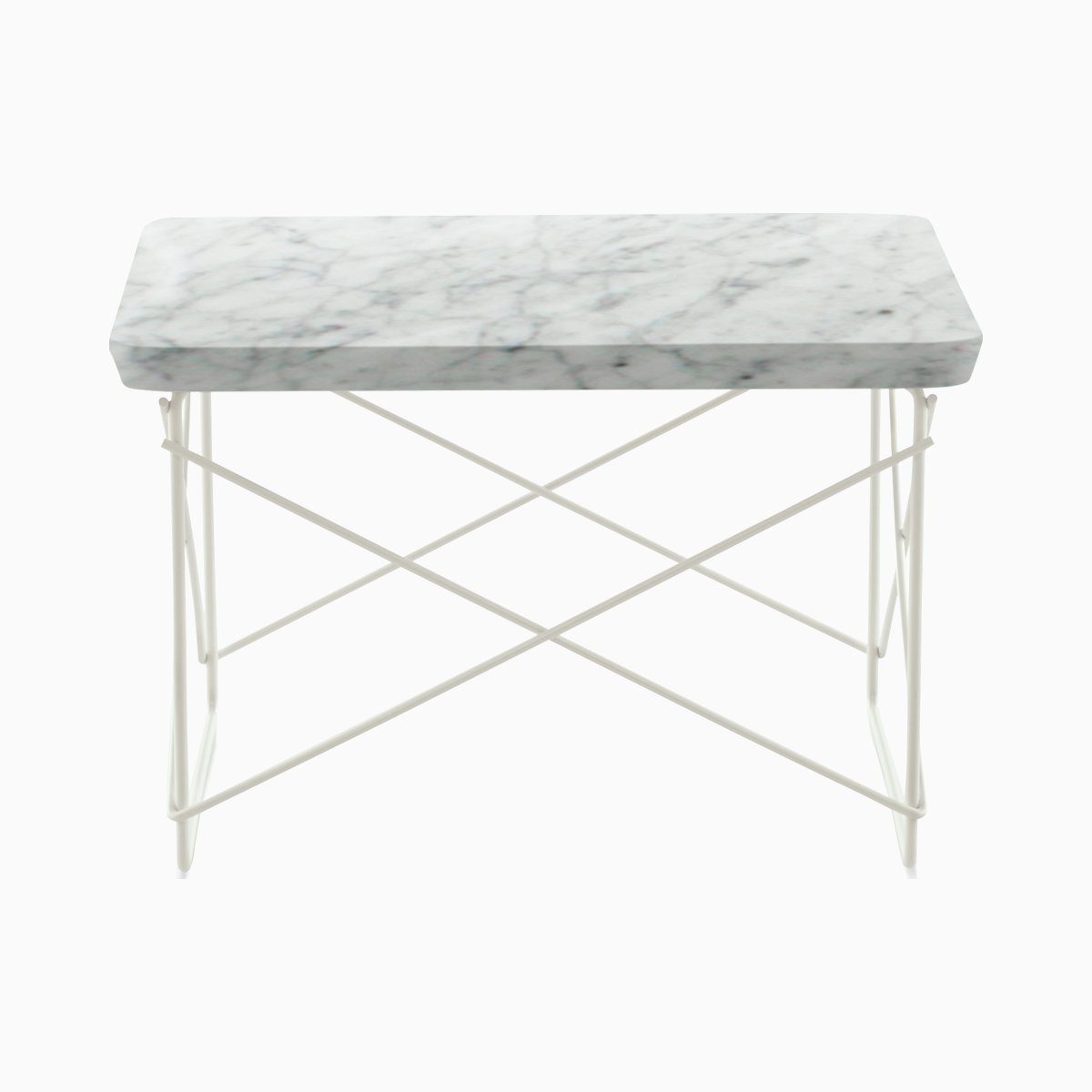 Eames Wire Base Low Table Eames Wire Base Low Table, Marble