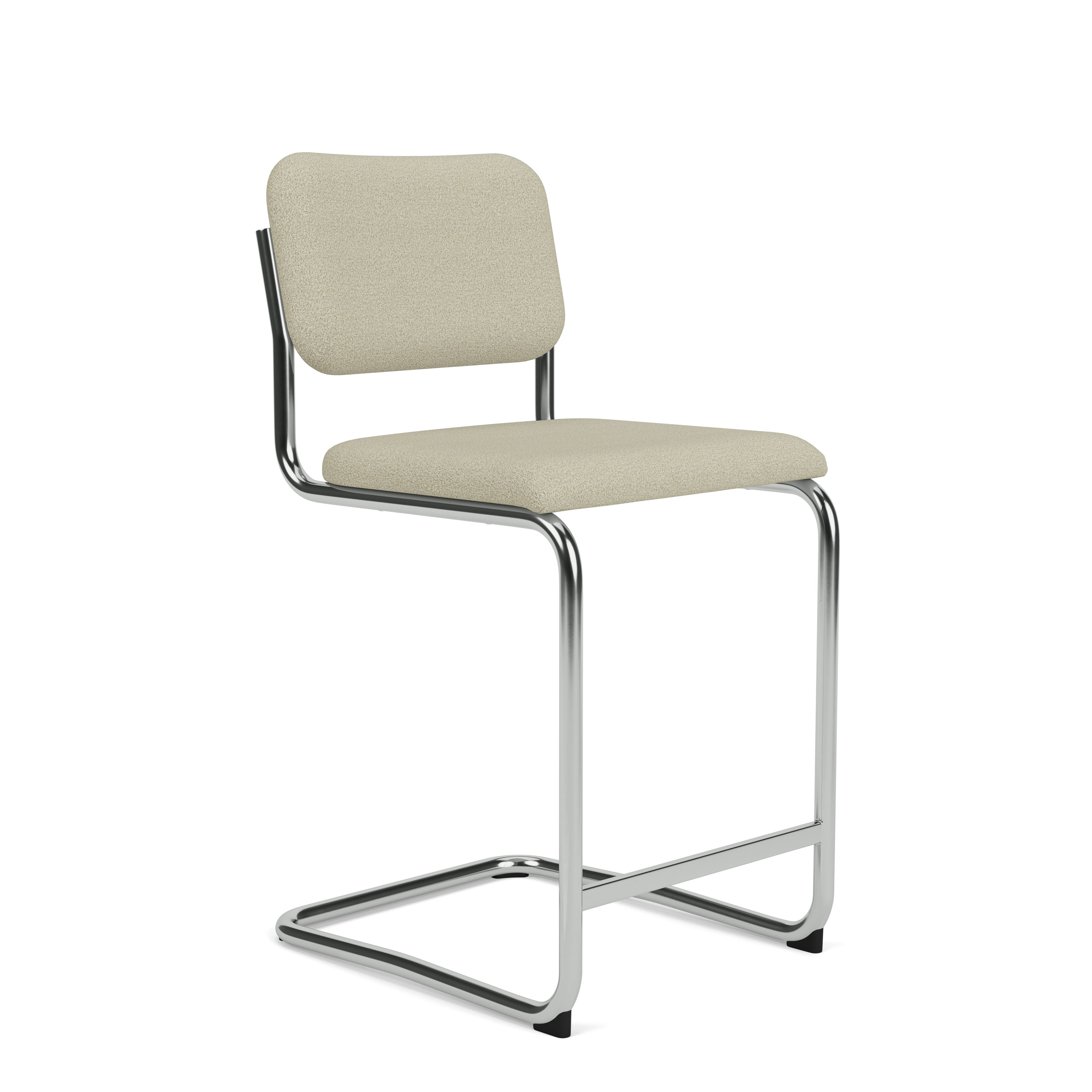 Cesca Upholstered Stool - Counter Height, Fully Upholstered, Tempest, Calm