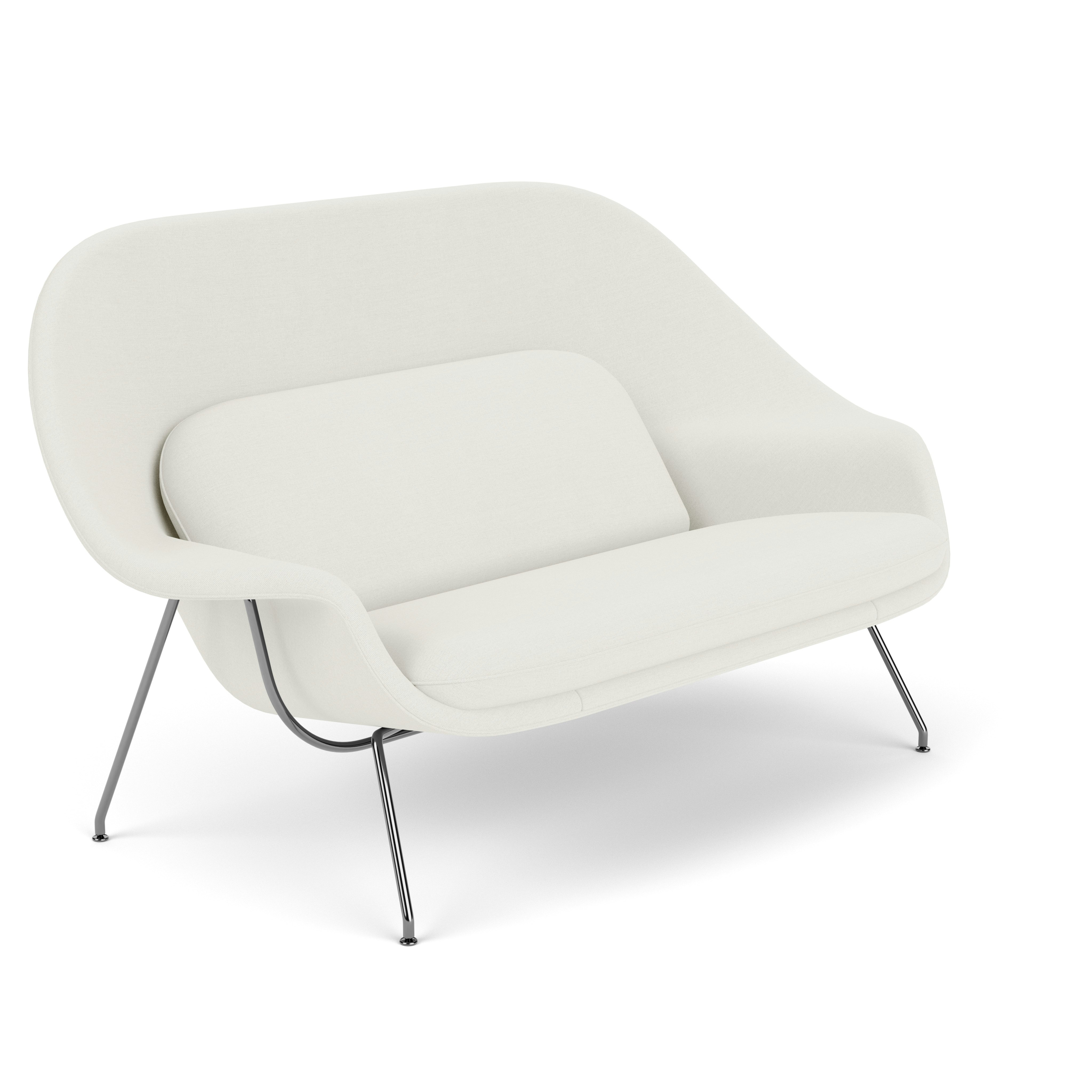 Womb Settee - Hourglass,  Air,  Chrome