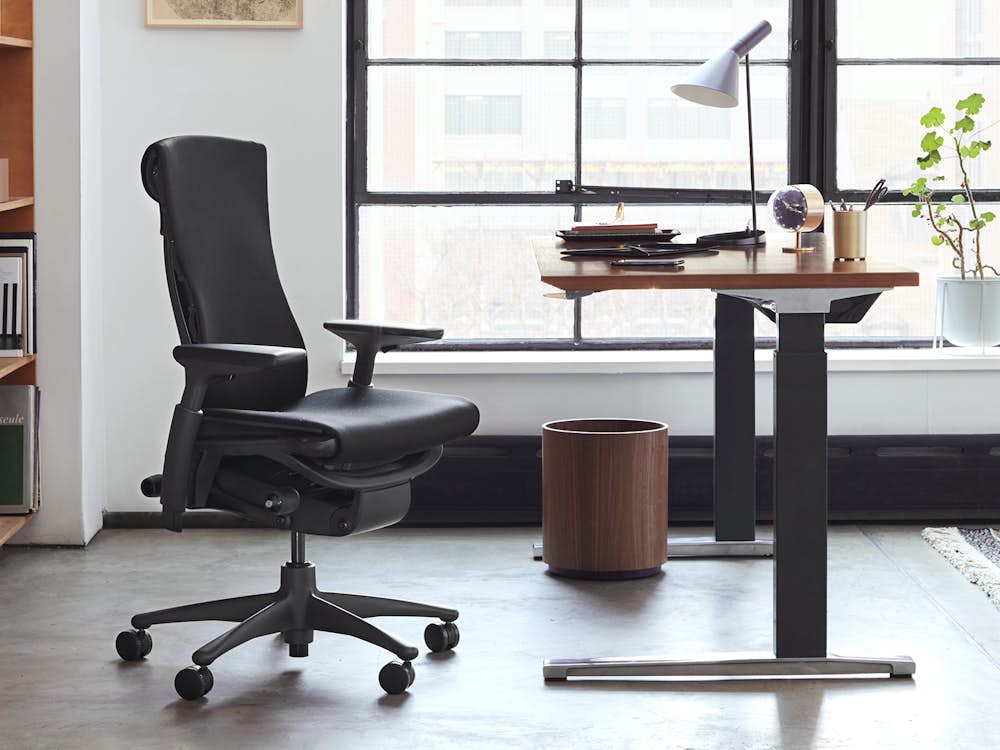 Embody Chair and Renew Desk