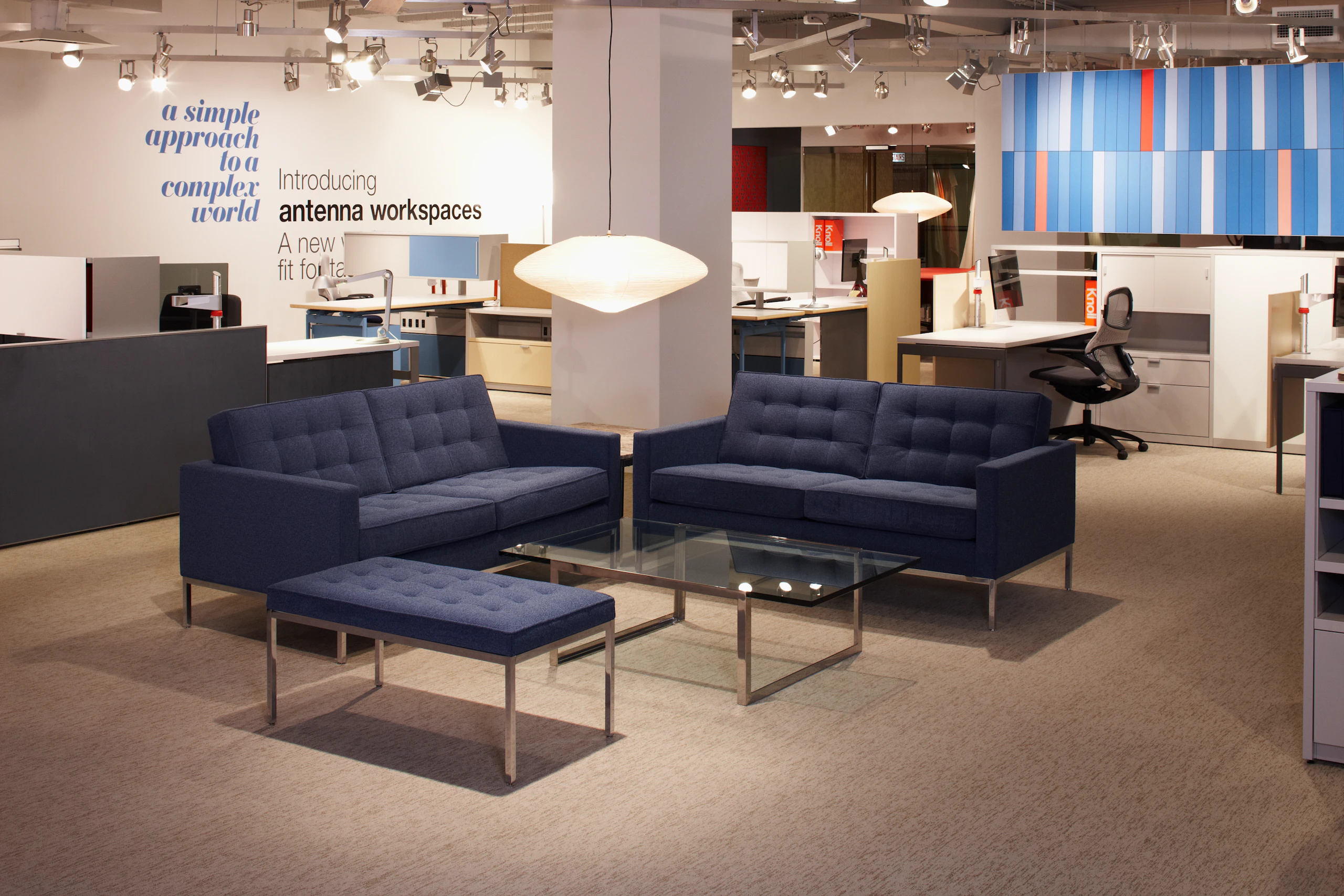 Florence Knoll Lounge Chairs and Sofas at NeoCon 2010