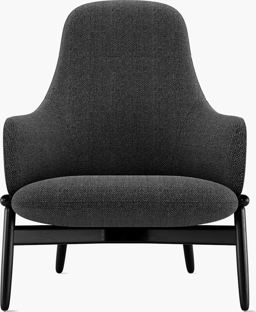 ReFrame Lounge Chair - High Back,  Capri,  Graphite,  Ebony Ash