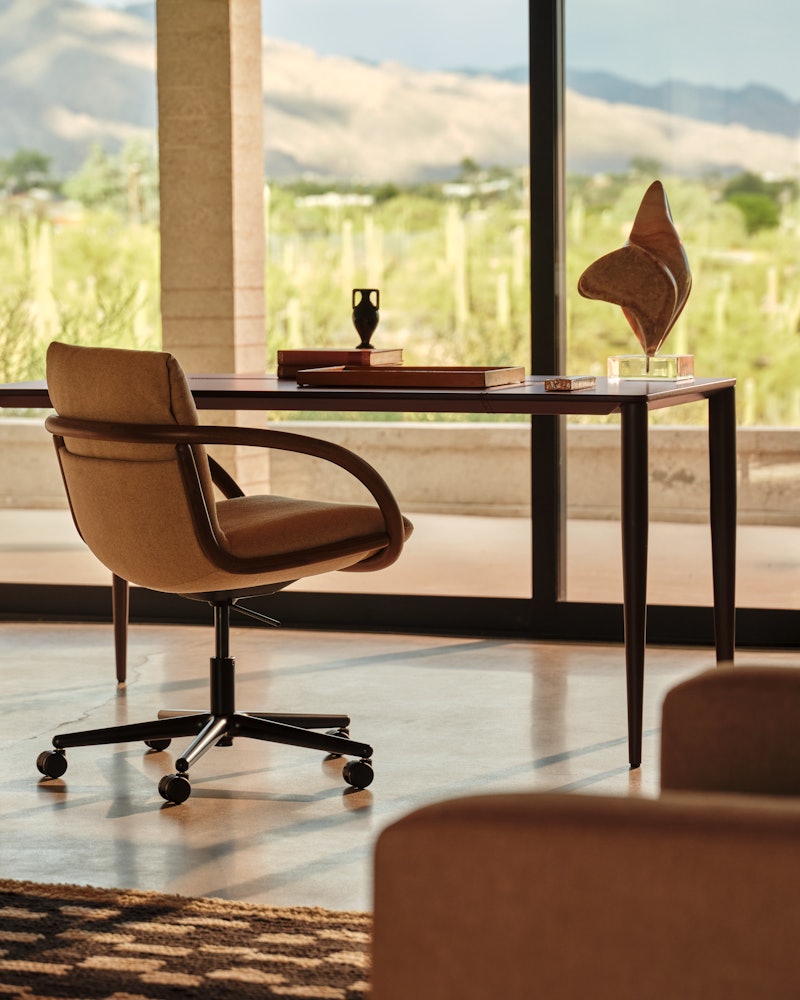 Vella Leather Desk