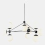 Modo Chandelier,  3 Sided,  10 Globe