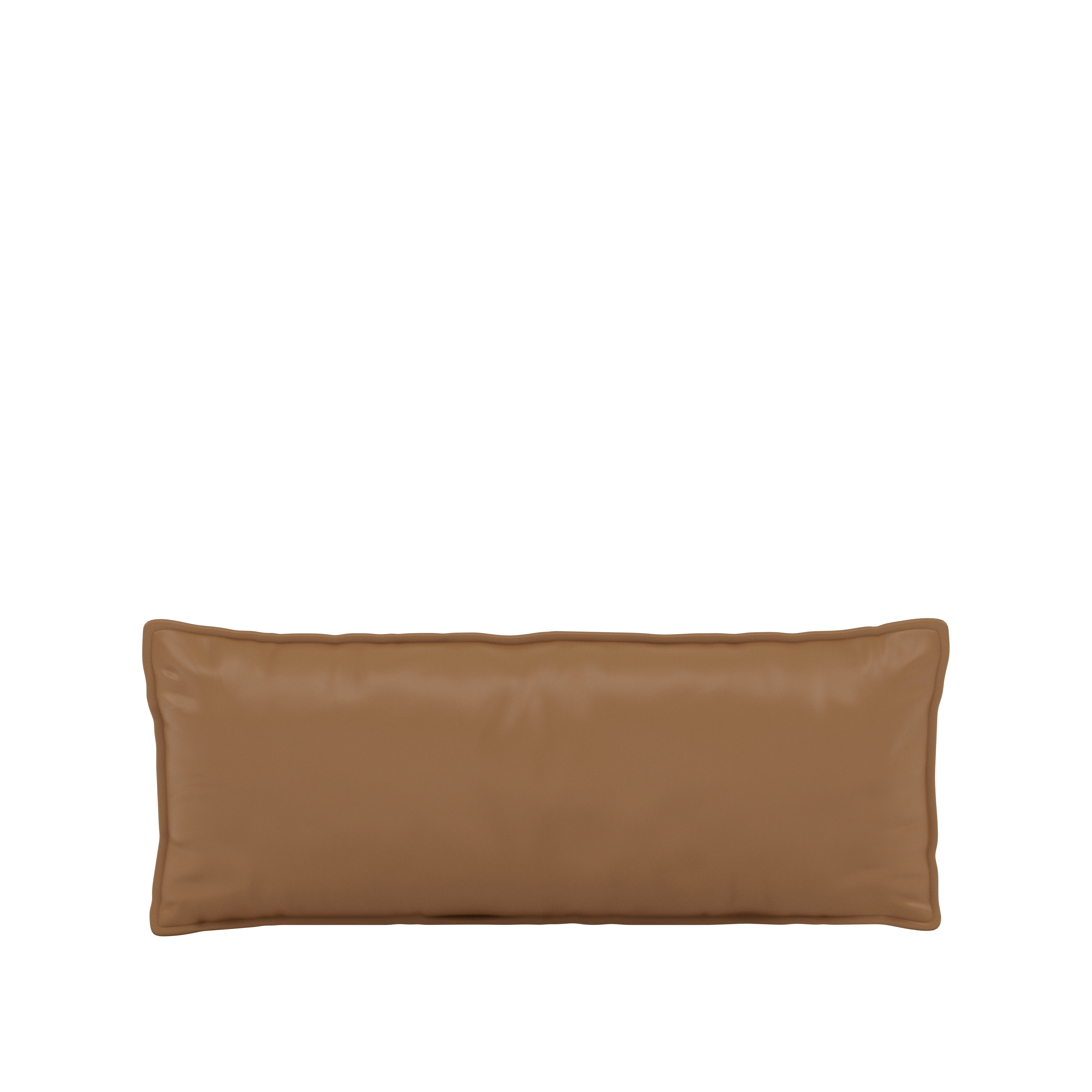 In Situ Throw Pillow - Lumbar,  Refine Leather,  Cognac