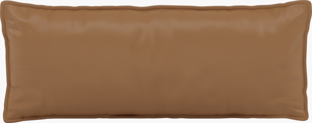 In Situ Throw Pillow - Lumbar,  Refine Leather,  Cognac
