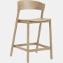 Cover Stool - Counter Height,  Oak,  None,  Oak