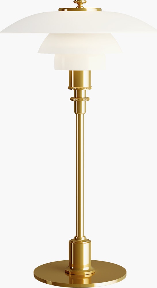 PH 2/1 Table Lamp - Brass Metallized