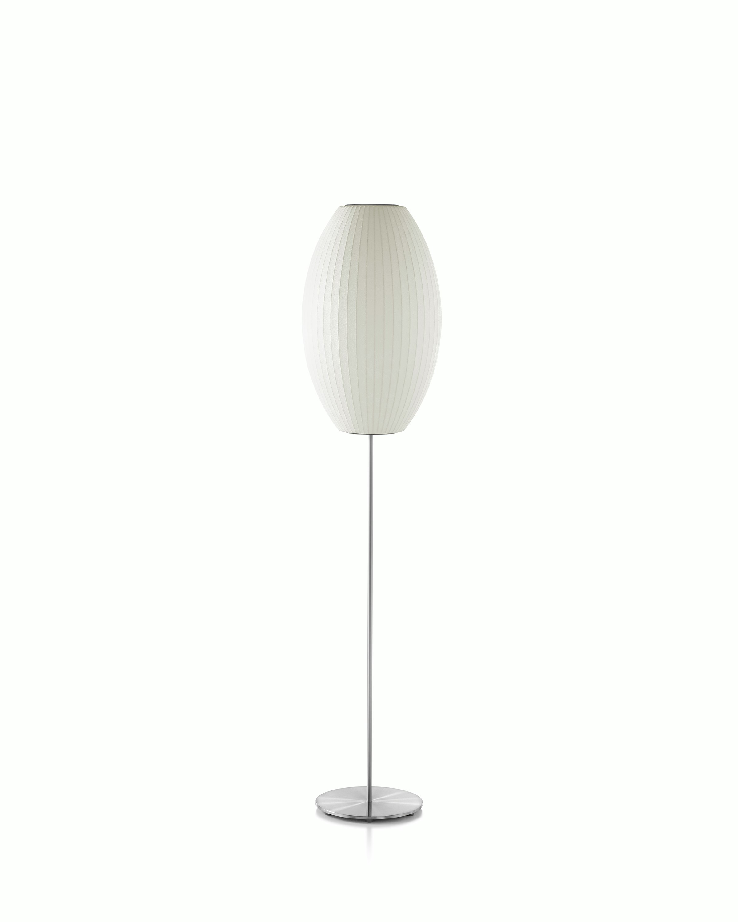 Nelson Cigar Lotus Floor Lamp
