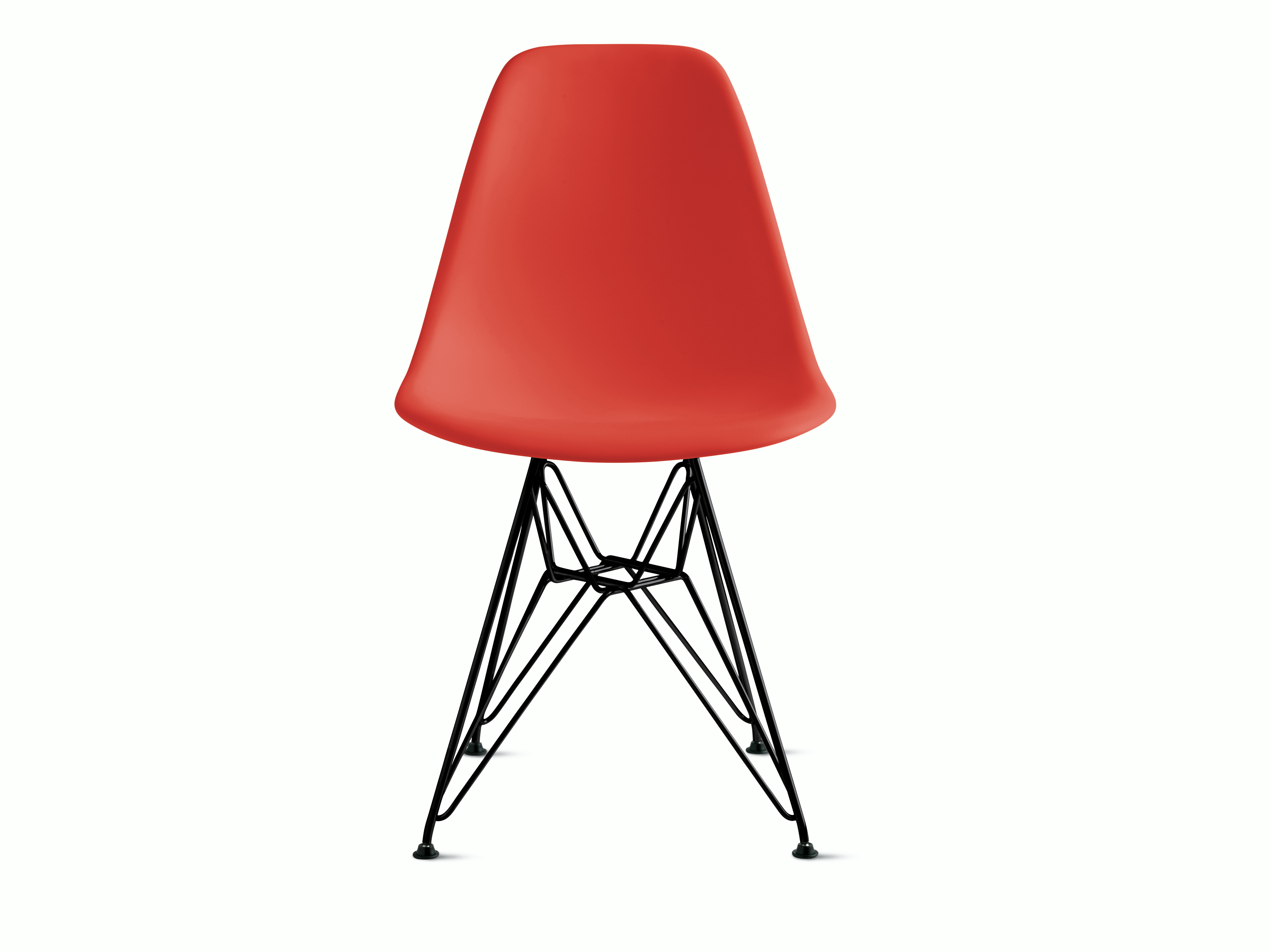 Eames Molded Plastic Wire-Base Side Chair (DSR)