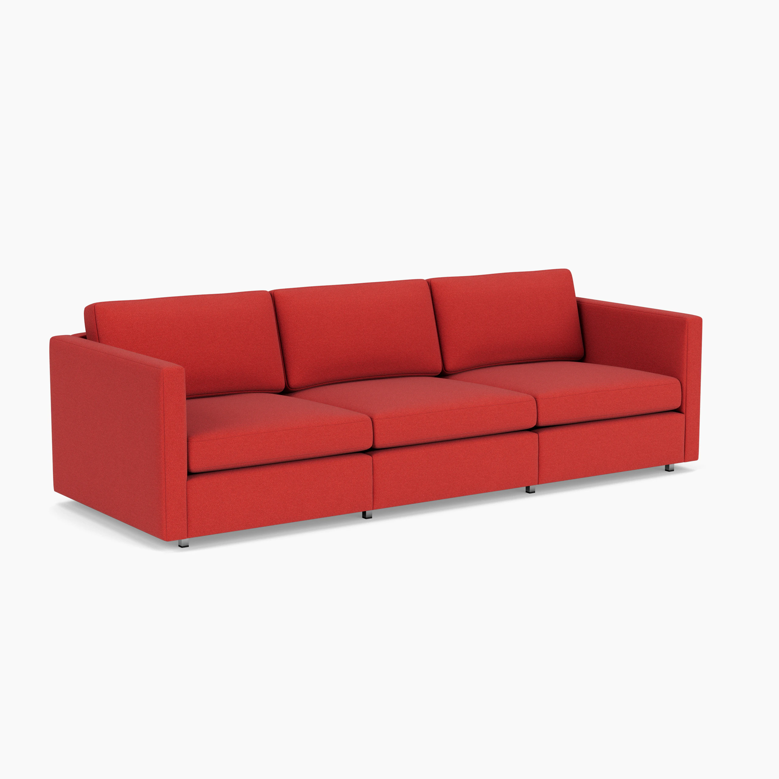 Pfister Sofa - Classic Boucle, Fiery