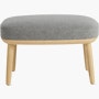 Crosshatch Ottoman Crosshatch Ottoman, Fabric