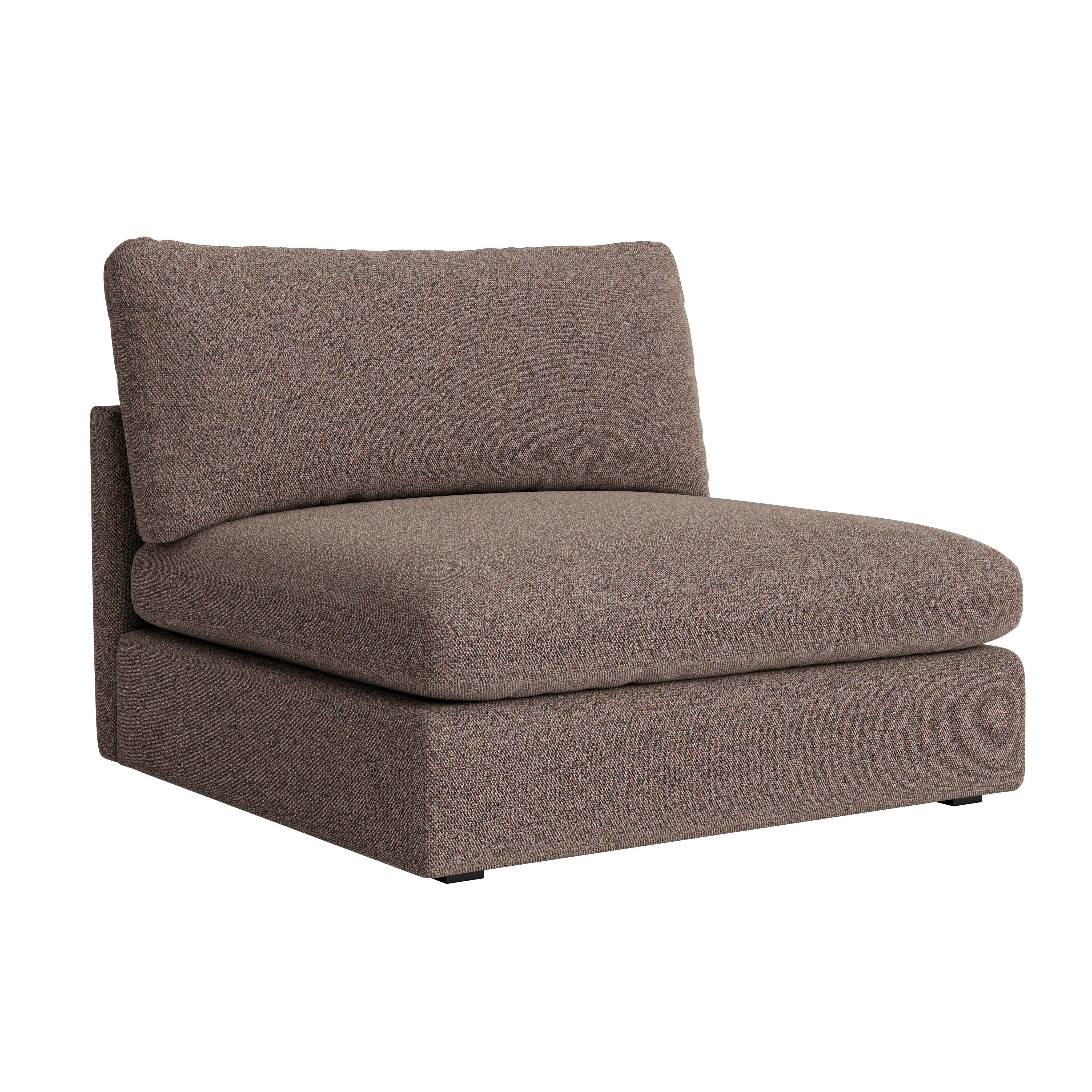 Hackney Lounge 2.0 Armless Single Seater - Loft, 103 Asphalt