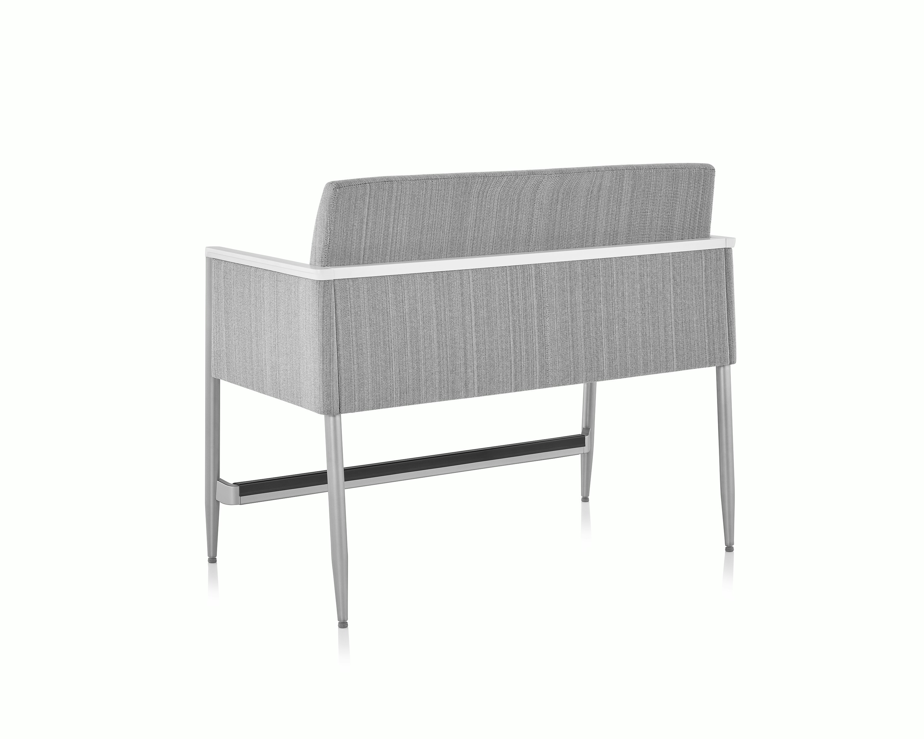 Back three-quarter view of Palisade Easy Access seating on white sweep.