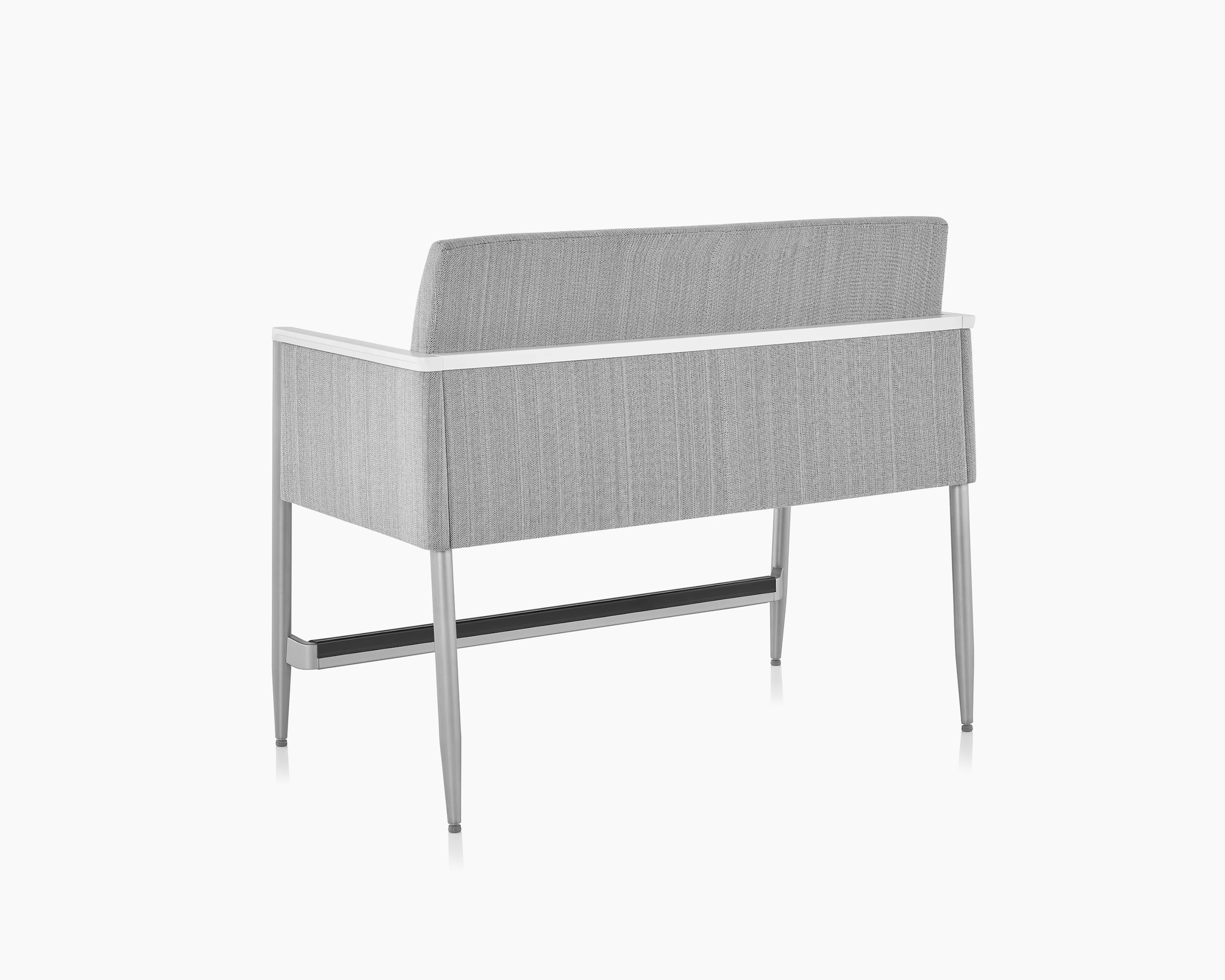 Back three-quarter view of Palisade Easy Access seating on white sweep.