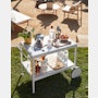 1966 Porcelain Serving Cart