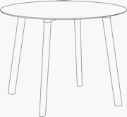 Copenhague Deux Table