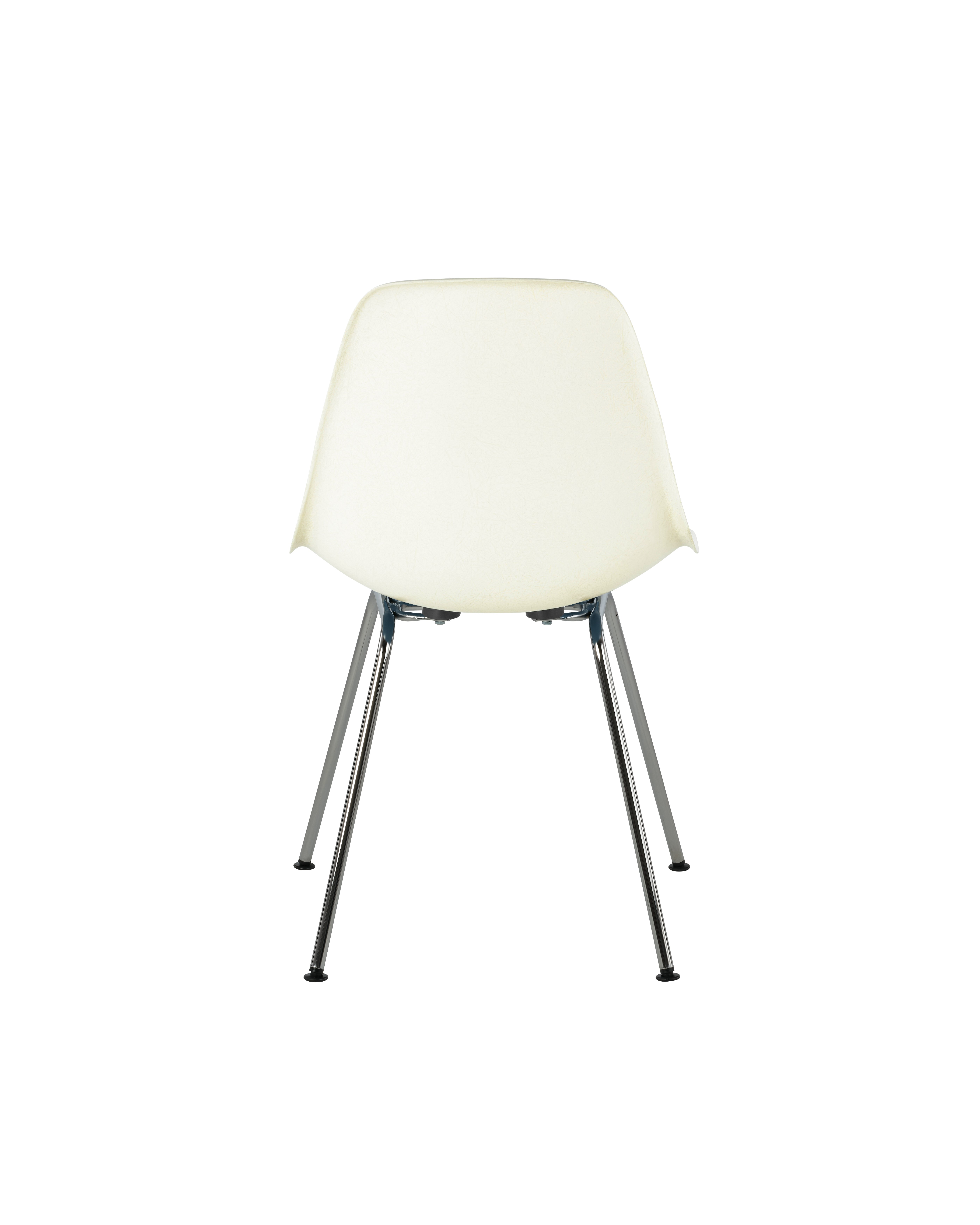 Eames Upholstered Molded Fiberglass Side Chair