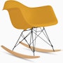 Eames Molded Plastic Armchair, Rocker Base Eames Molded Plastic Armchair, Rocker Base
