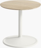 Soft Side Table - 15.7", 16.1 , Oak / White