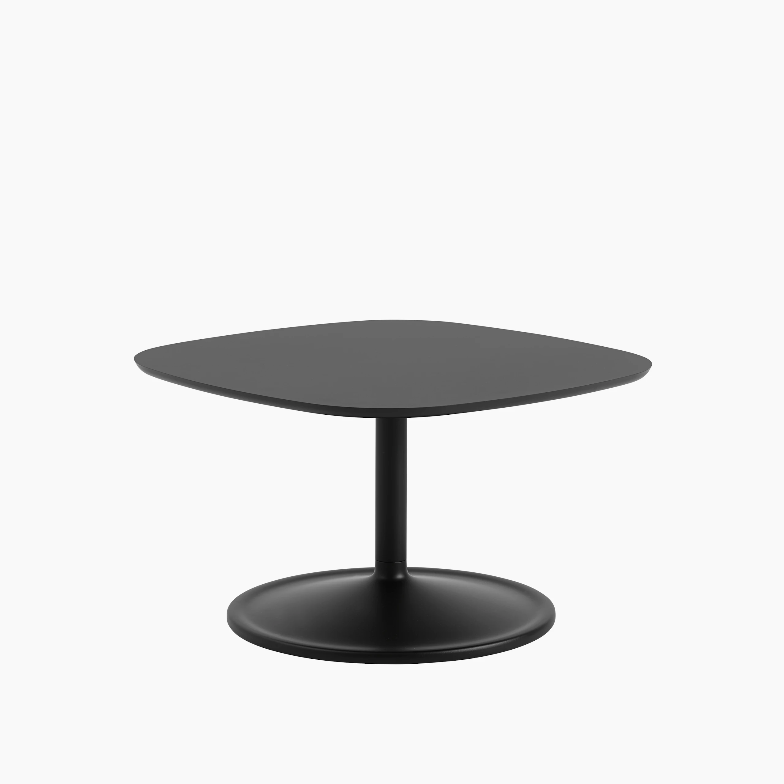 Soft coffee table 70x70 h42 solid oak black muuto 5000x5000 hi res