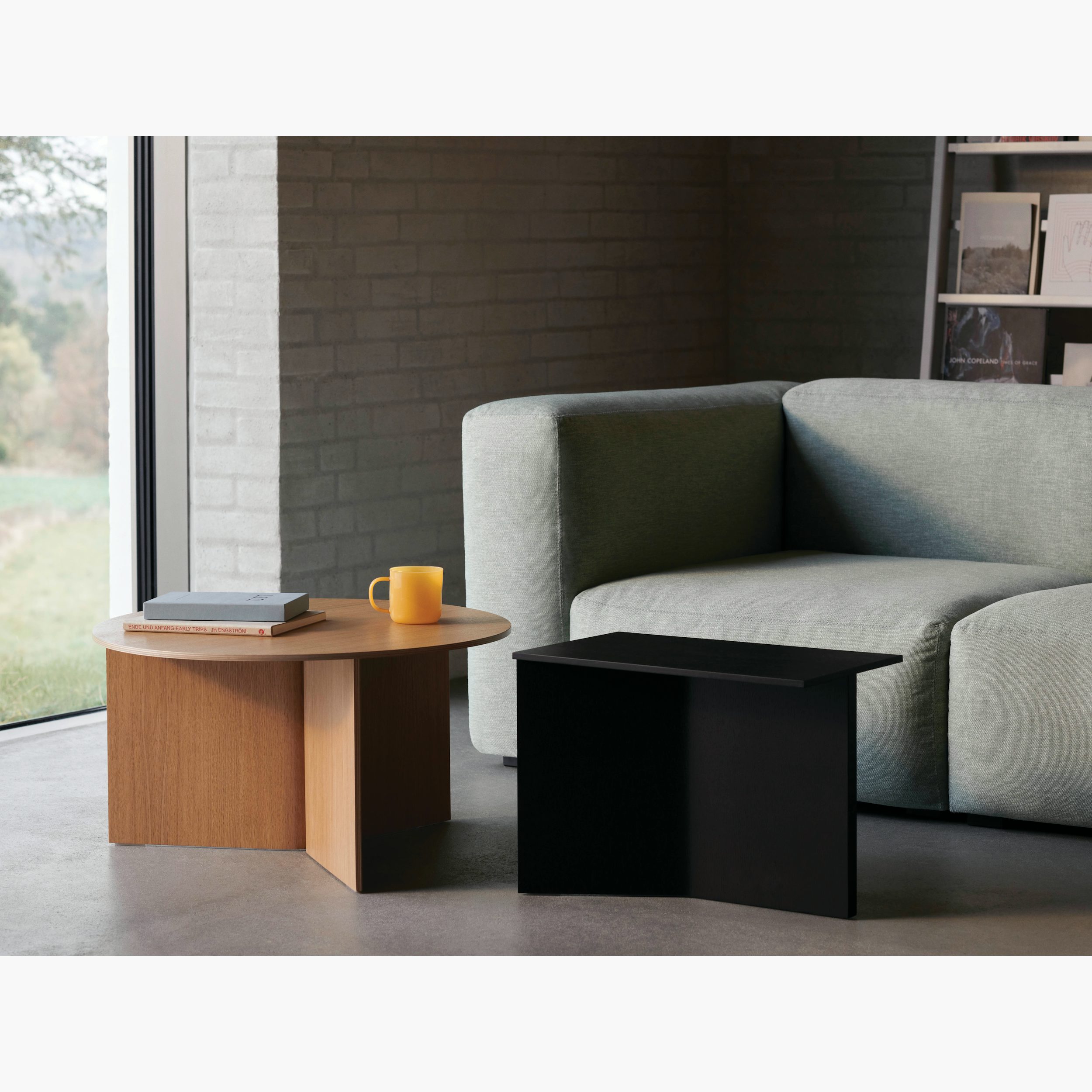 サイドテーブル・ナイトテーブル・ローテーブル NK HAY SLIT TABLE WOOD COFFEE TABLE Wood Slit Coffee Table – Design Within Reach