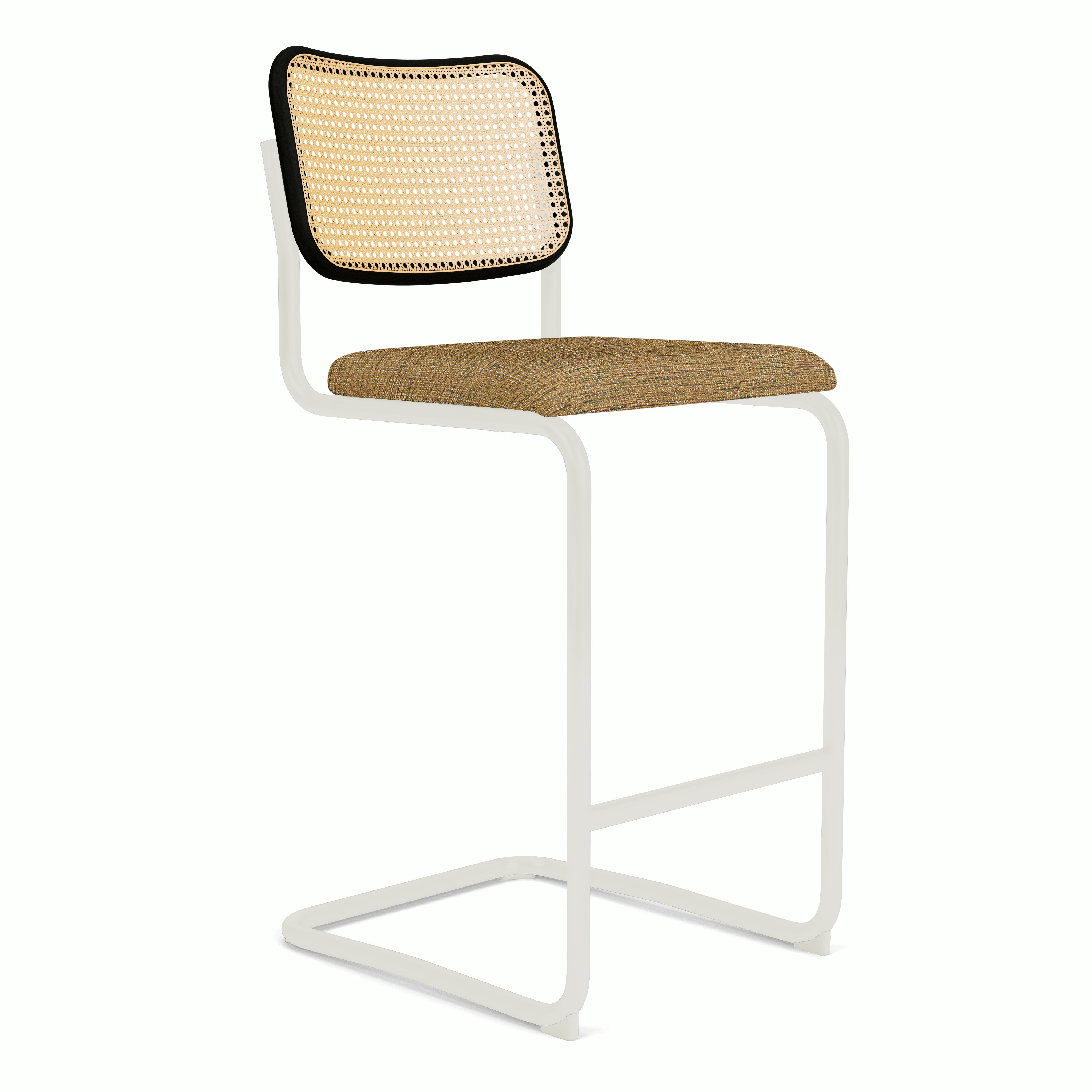 Cesca Stool With Upholstered Seat Pad