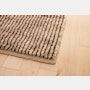 Borderline Wool Moroccan Rug - 9' x 12',  Natural