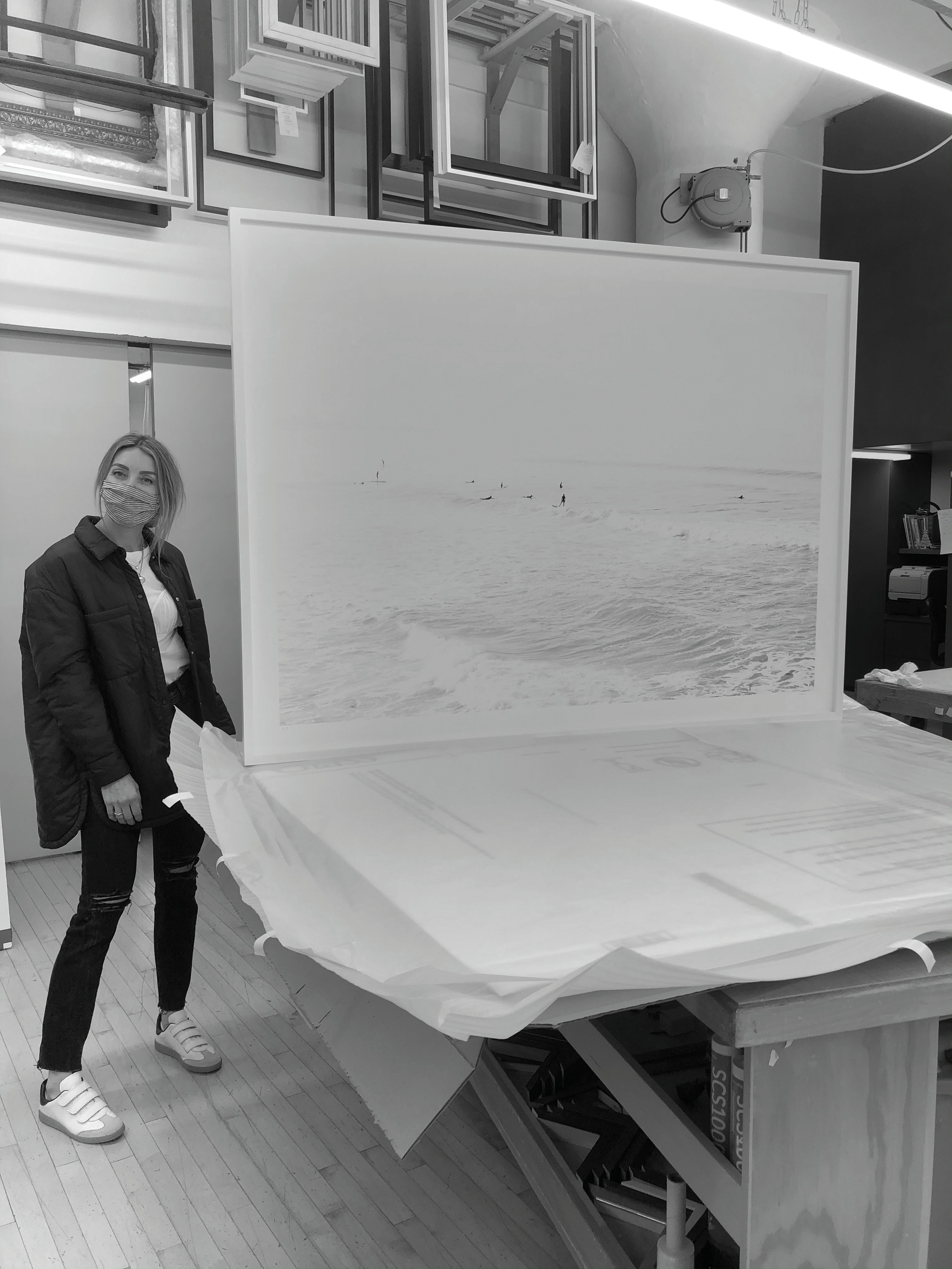 Cas at the framer with a DWR exclusive - SURF no.28