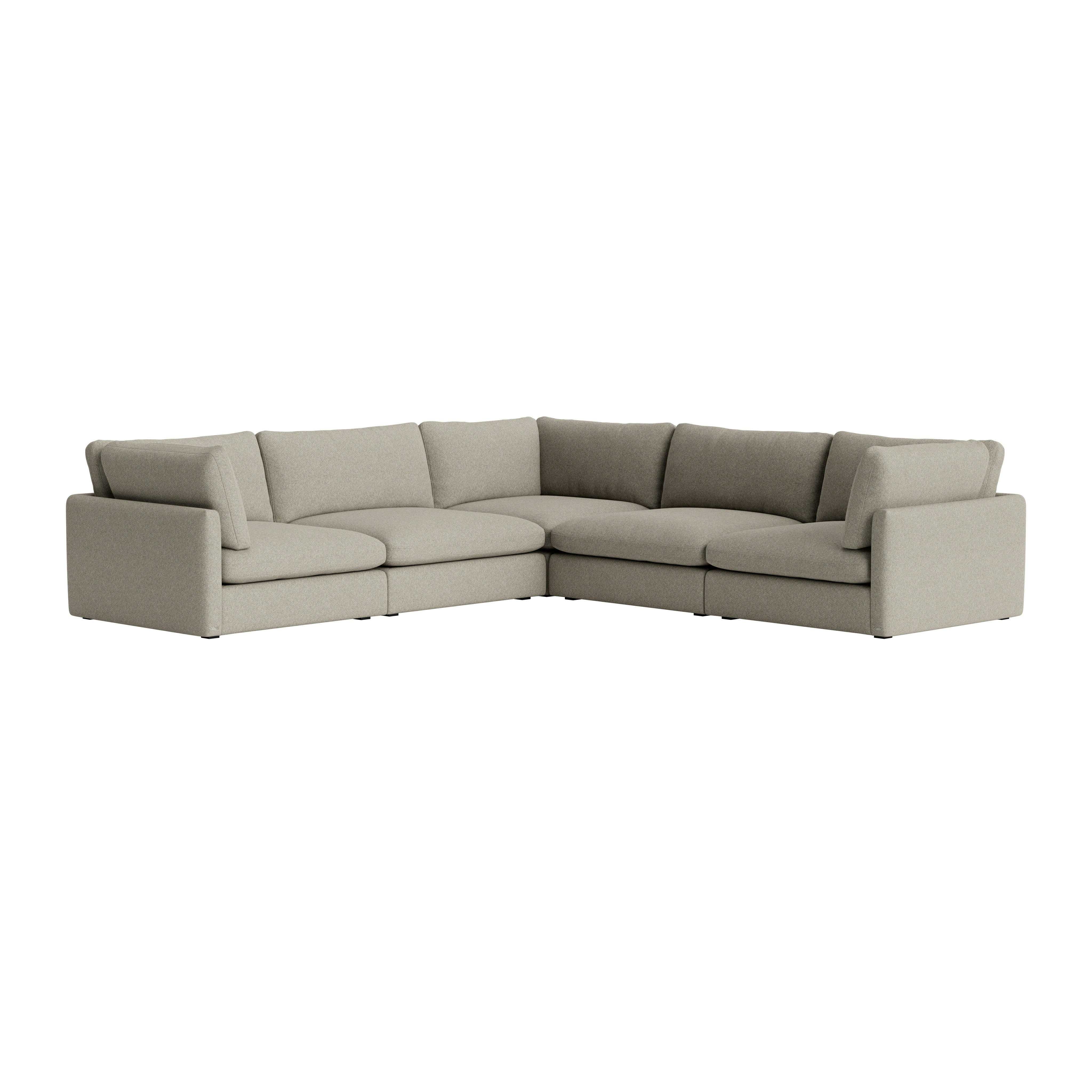 Hackney Lounge 2.0 Corner Sectional - Loft, 200 Cobblestone