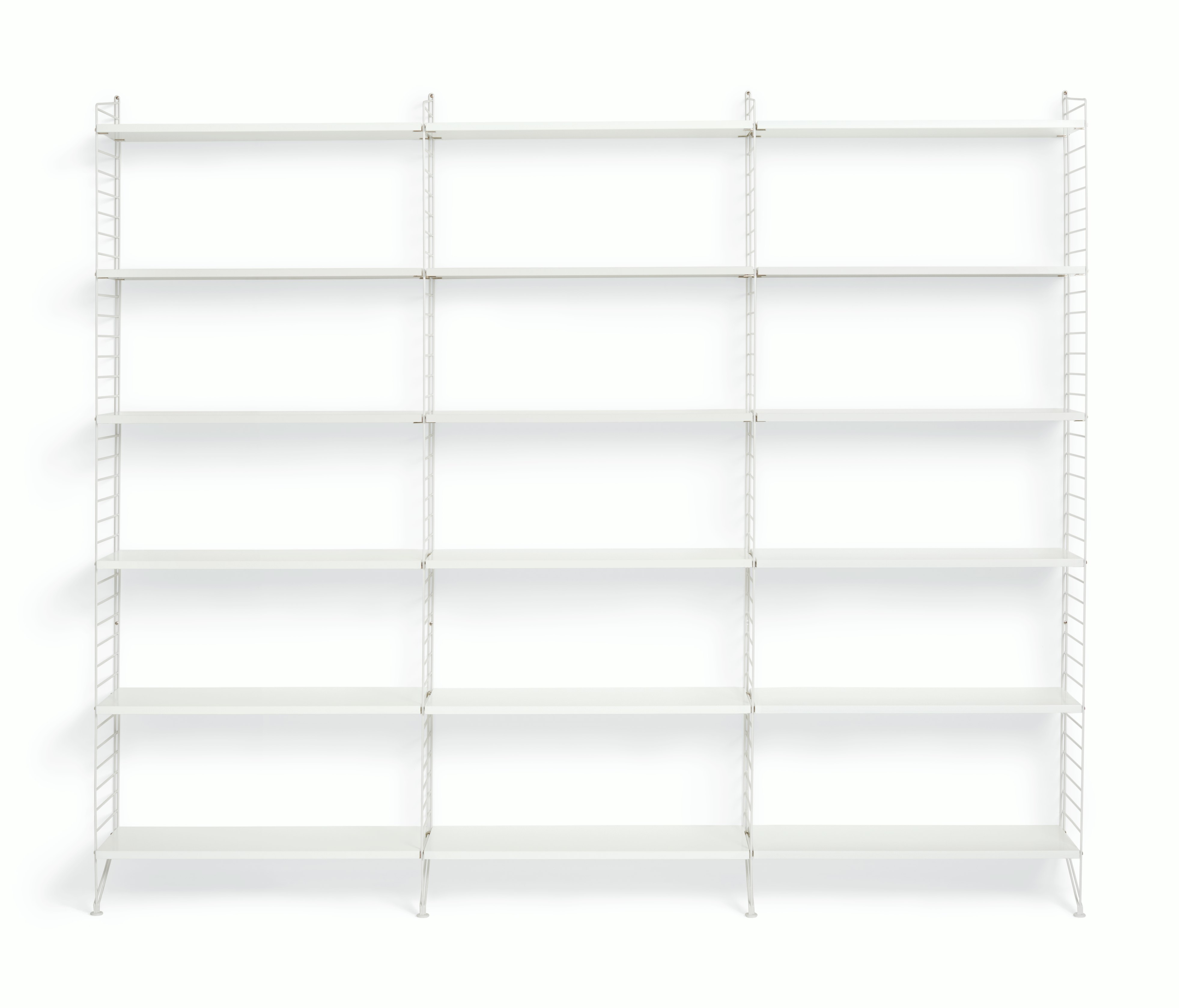 String Floor Shelving, 3 Bay