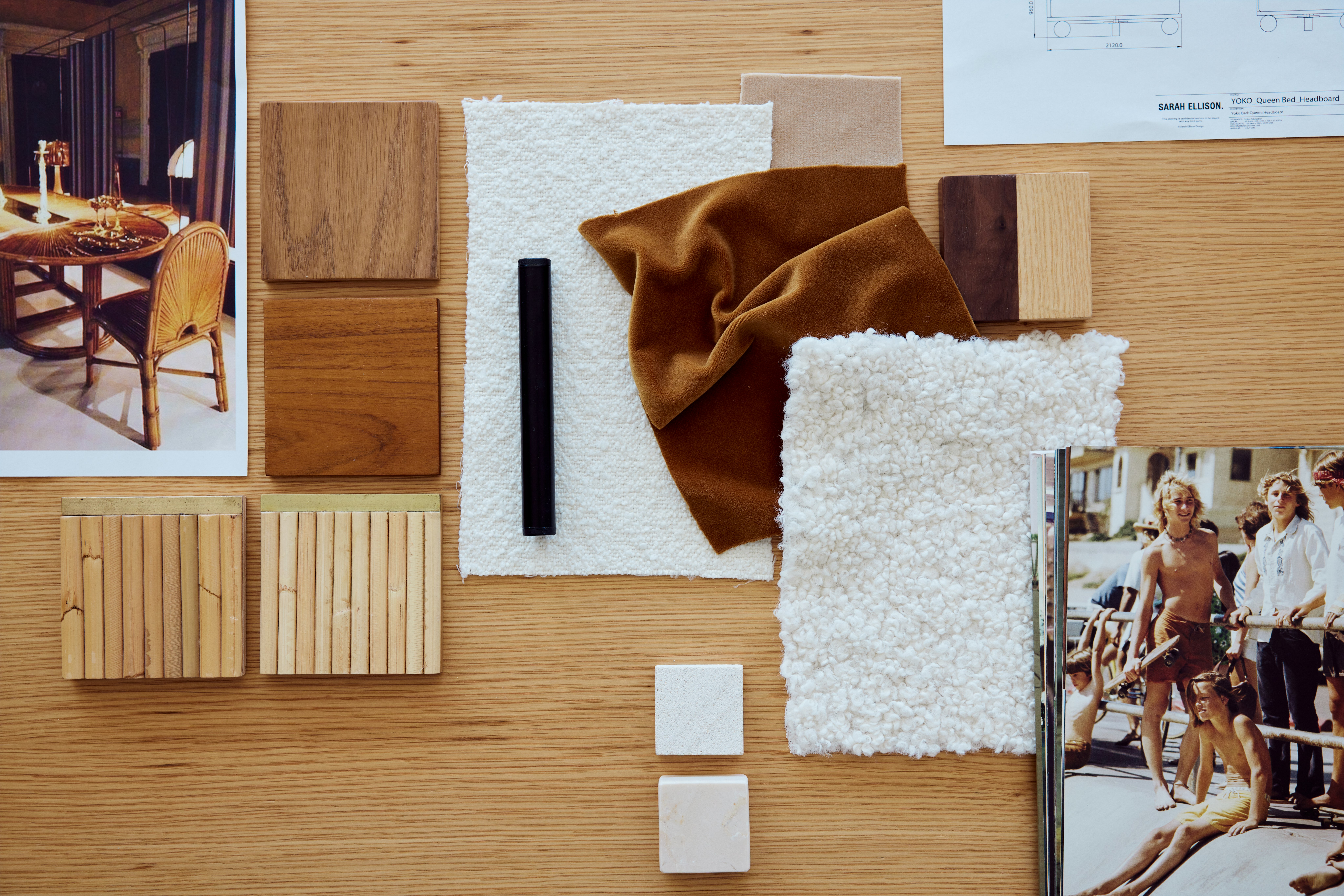 Swatches and Modern Furniture Materials 